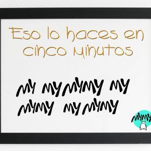5 minutos marco negro